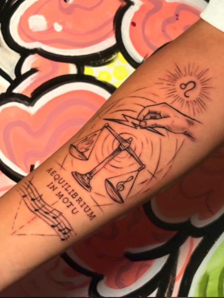 Tatuaje estilo Línea Fina por Mar de Colores